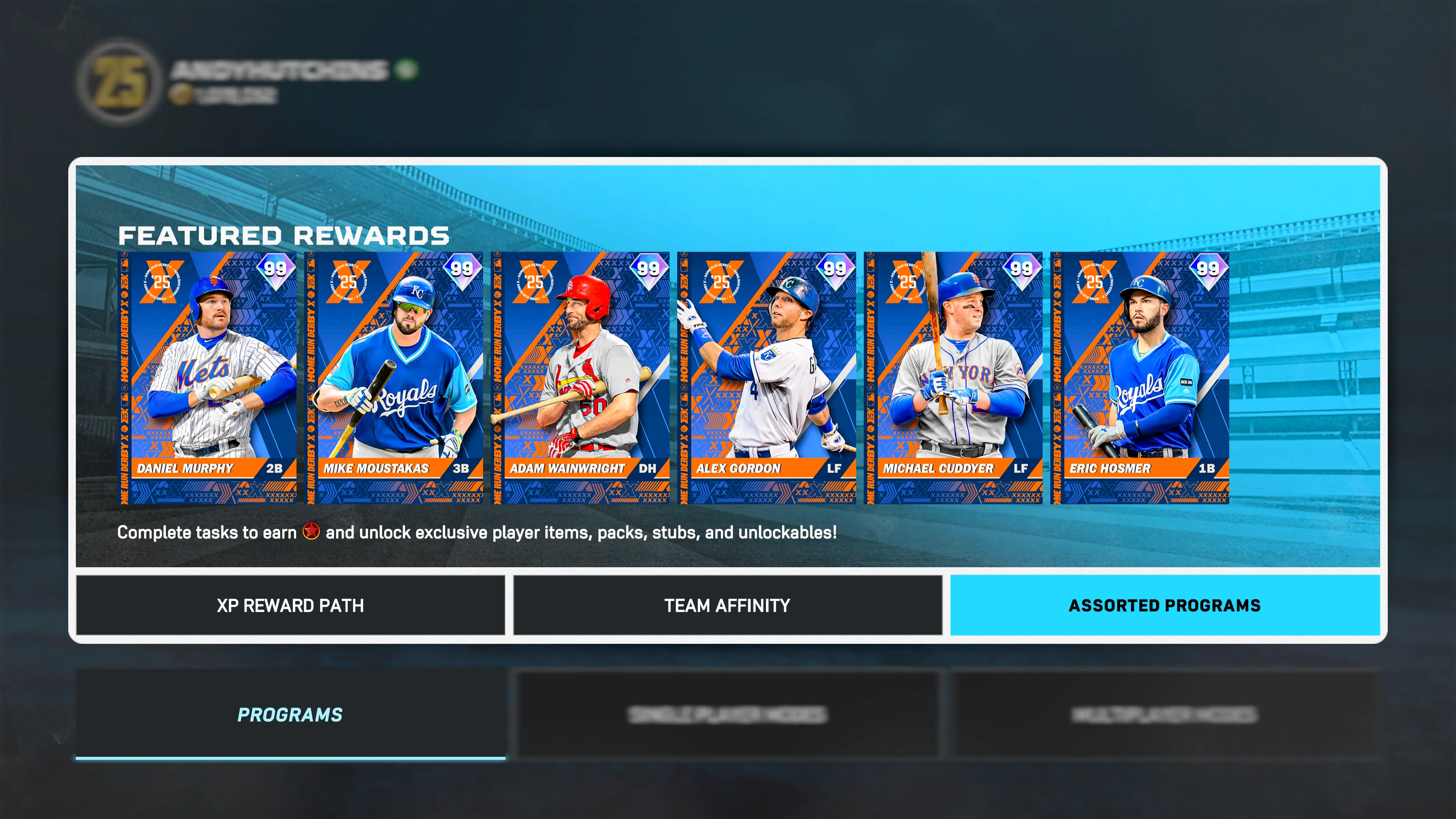 Home Run Derby X Program Launches New Legends into Diamond Dynasty