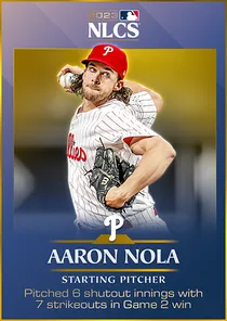 Aaron Nola, 99 2023 Postseason - MLB the Show 23