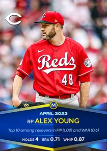 Alex Young 95 Monthly Awards