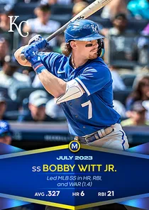 Bobby Witt Jr., 98 Monthly Awards - MLB the Show 23