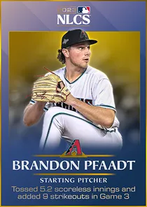 Brandon Pfaadt, 99 2023 Postseason - MLB the Show 23