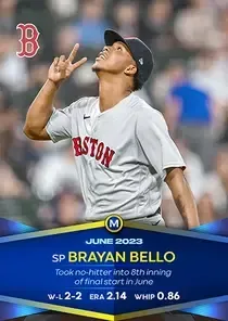 Brayan Bello, 98 Monthly Awards - MLB the Show 23