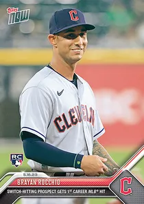 Brayan Rocchio 91 Topps Now