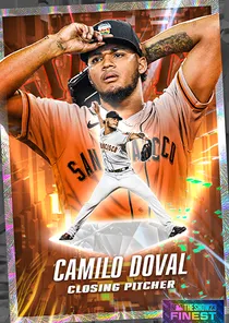 Camilo Doval, 97 2023 Finest - MLB the Show 23