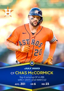 Chas McCormick, 98 Monthly Awards - MLB the Show 23