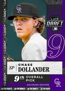 Chase Dollander, 97 2023 Draft - MLB the Show 23