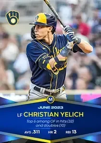 Christian Yelich, 98 Monthly Awards - MLB the Show 23