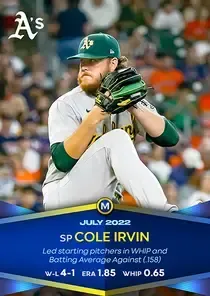 Cole Irvin, 97 Monthly Awards - MLB the Show 23