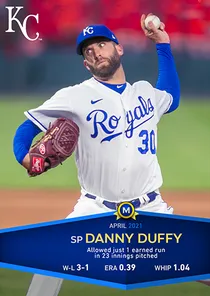Danny Duffy 94 Monthly Awards