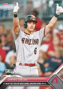 Dominic Canzone 92 Topps Now