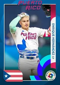 Enrique Hernandez 97 World Baseball Classic