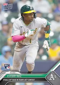 Esteury Ruiz 93 Topps Now