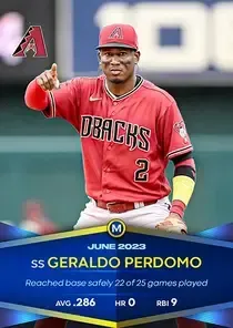 Geraldo Perdomo, 95 Monthly Awards - MLB the Show 23