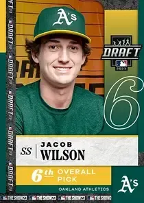 Jacob Wilson, 98 2023 Draft - MLB the Show 23