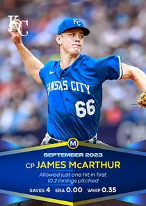 James McArthur, 99 Monthly Awards - MLB the Show 23