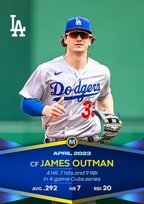 James Outman 97 Monthly Awards