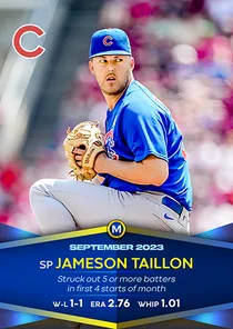 Jameson Taillon 97 Monthly Awards