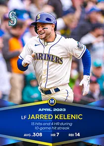 Jarred Kelenic 97 Monthly Awards