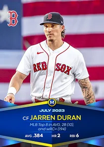 Jarren Duran 97 Monthly Awards