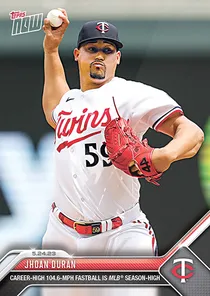 Jhoan Duran, 94 Topps Now - MLB the Show 23