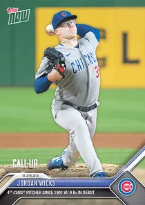 Jordan Wicks 95 Topps Now