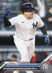 Jose Trevino 90 Topps Now