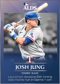 Josh Jung, 99 2023 Postseason - MLB the Show 23