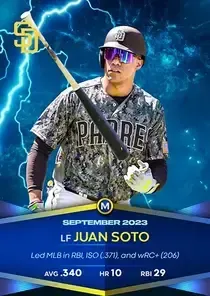 Juan Soto, 99 Monthly Awards - MLB the Show 23