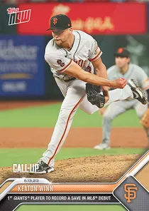 Keaton Winn 92 Topps Now