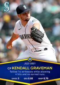 Kendall Graveman 94 Monthly Awards