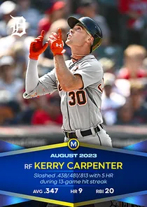 Kerry Carpenter, 98 Monthly Awards - MLB the Show 23