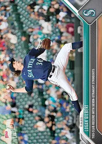 Logan Gilbert, 94 Topps Now - MLB the Show 23