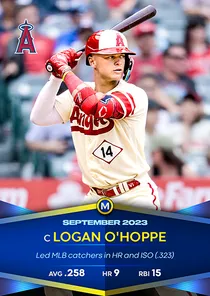 Logan O'Hoppe 97 Monthly Awards