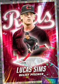 Lucas Sims, 97 2023 Finest - MLB the Show 23