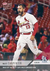 Matt Carpenter 95 Topps Now