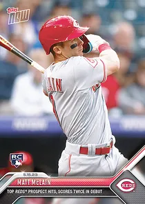 Matt McLain 92 Topps Now