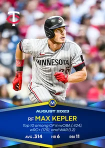 Max Kepler 97 Monthly Awards