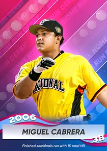 Miguel Cabrera 97 Home Run Derby