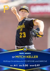 Mitch Keller, 98 Monthly Awards - MLB the Show 23