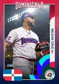 Nelson Cruz 90 World Baseball Classic