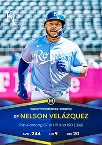 Nelson Velazquez, 96 Monthly Awards - MLB the Show 23