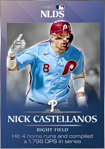 Nick Castellanos 99 2023 Postseason