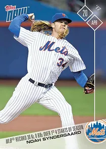 Noah Syndergaard 90 Topps Now