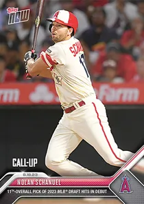 Nolan Schanuel 95 Topps Now