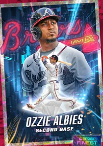 Ozzie Albies, 99 2023 Finest - MLB the Show 23