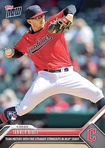 Tanner Bibee 92 Topps Now