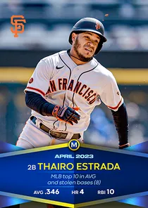 Thairo Estrada, 95 Monthly Awards - MLB the Show 23