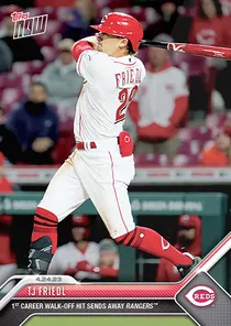 TJ Friedl 91 Topps Now