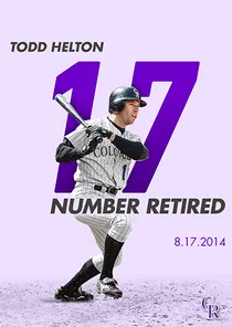 Todd Helton 97 Milestone