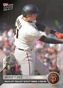 Wilmer Flores 94 Topps Now